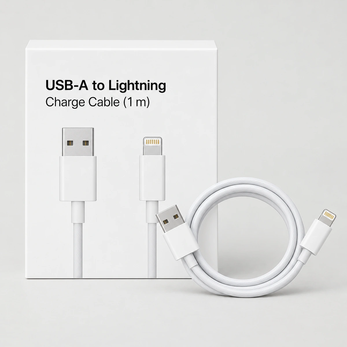 USB A naar Lightning kabel